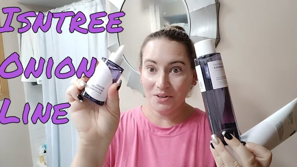 Demo & Review of the Isntree Onion Newpair Skincare Product Line - Gel Cream, Ampoules, and More!