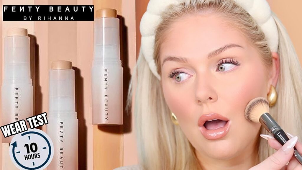 is this the BEST NEW foundation 😱 Fenty Beauty Eaze Drop Skin Stick *not what i expected*