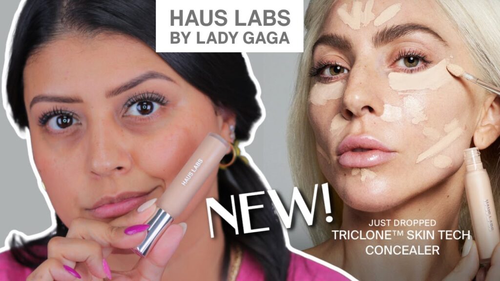 NEW FAVORITE CONCEALER?! TRICLONE SKIN TECH CONCEALER FROM HAUS LABS BY LADY GAGA | REVIEW