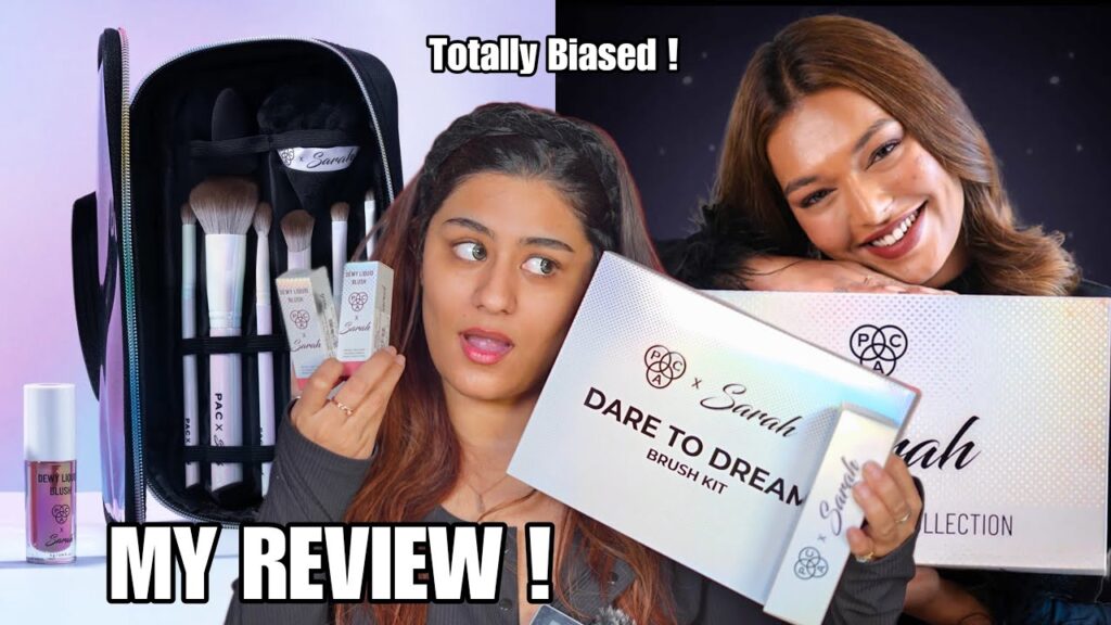 PAC X SARAH Dare To Dream Makeup Collection Review + First Impressions 😍 I’m shocked 😳 Ria Sehgal
