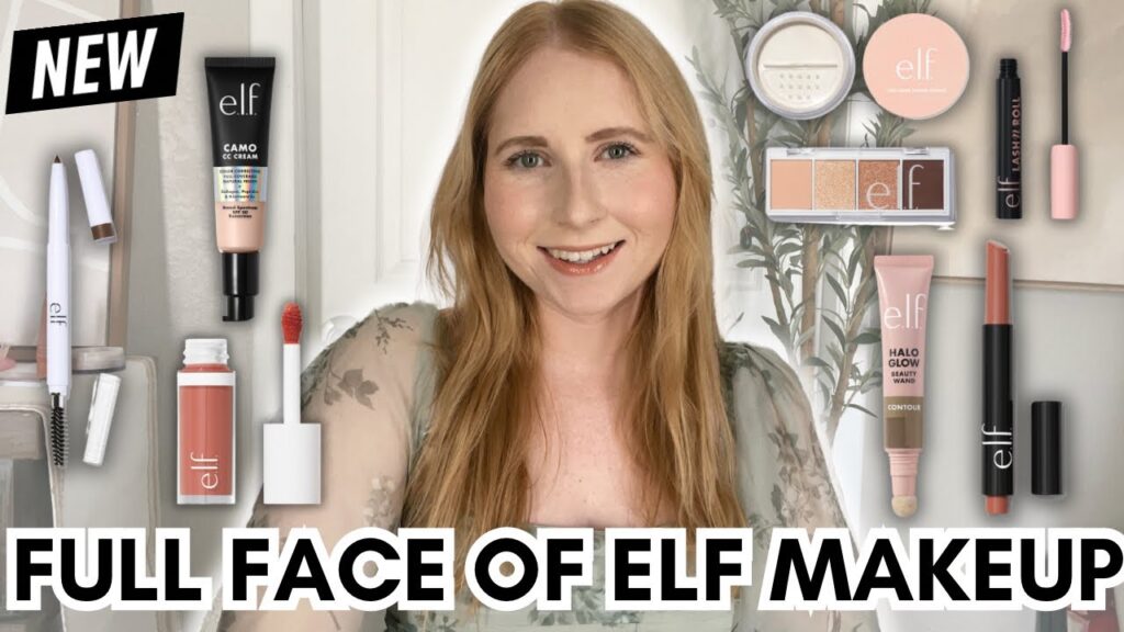 FULL FACE OF ELF MAKEUP 💄 Testing VIRAL e.l.f. beauty 2024 | Camo Liquid Blush and CC Cream