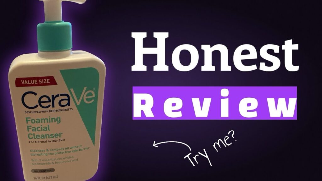 CeraVe Product Review! Unsponsored Review. Skincare Review for foaming facial Cleanser