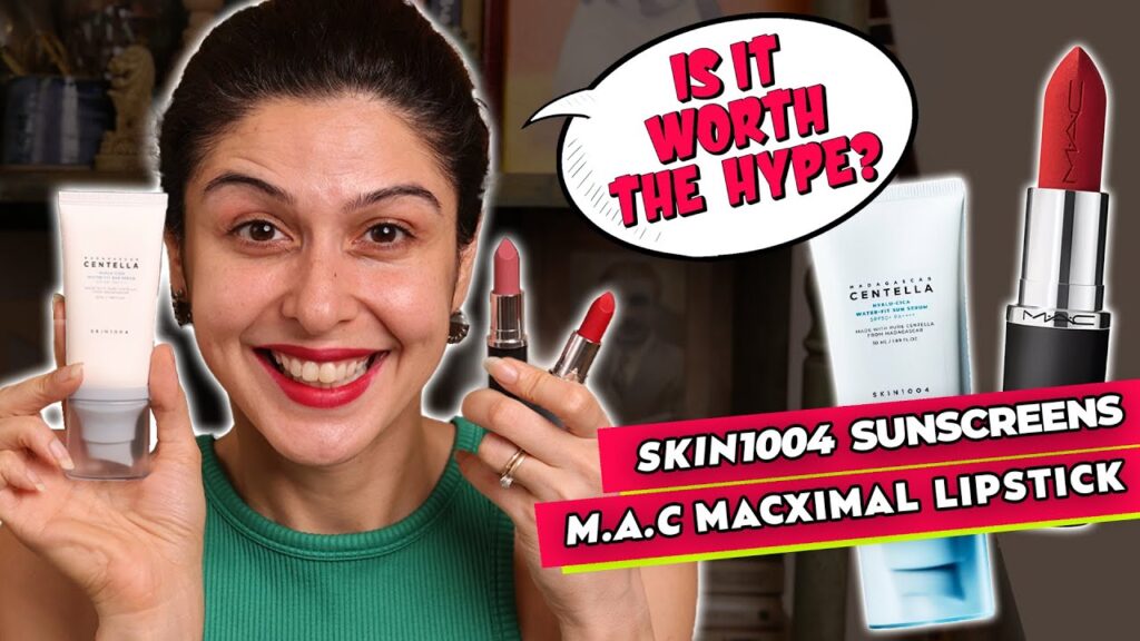 Is It Worth The Hype? 🤔 First Impressions Of M.A.C MACximal Matte Lipsticks  & SKIN1004 Sunscreens !